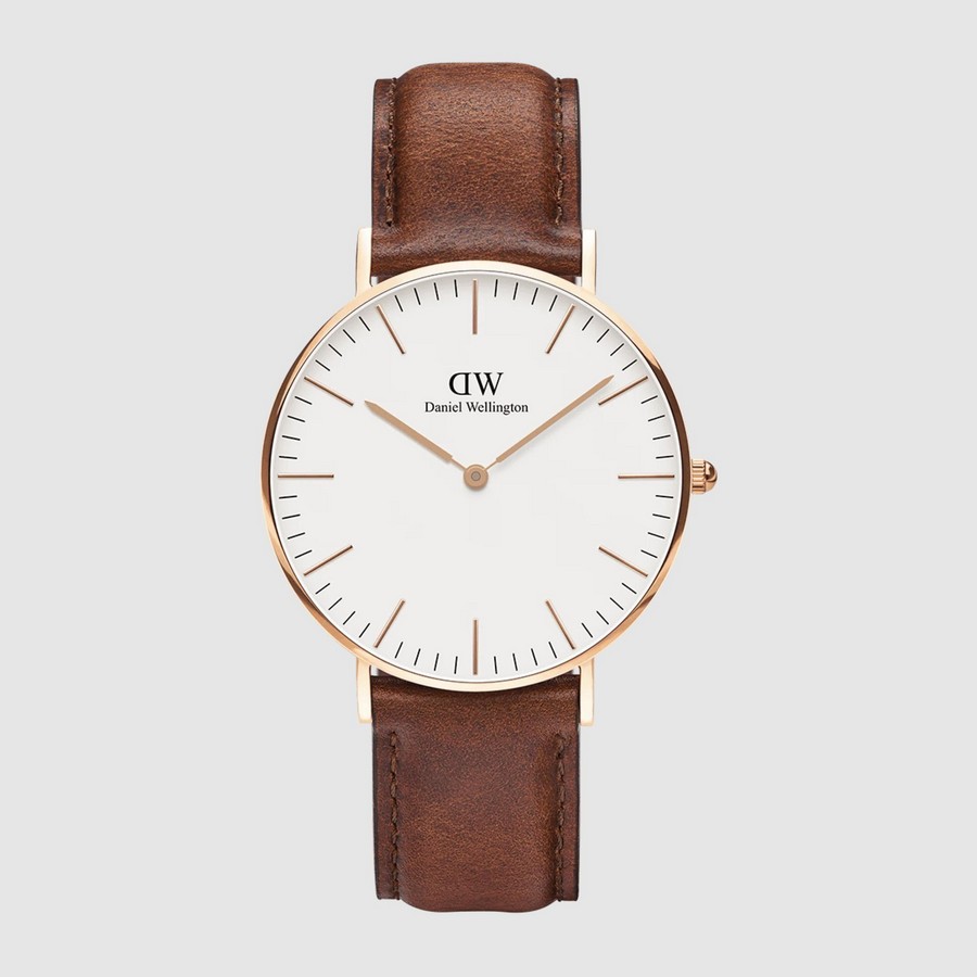 Đồng Hồ Dw Daniel Wallington Classic St Mawes Nữ Trắng Nâu Vàng